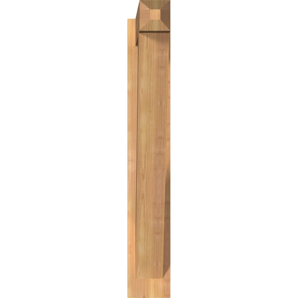 Traditional Smooth Craftsman Outlooker, Western Red Cedar, 5 1/2W X 28D X 36H